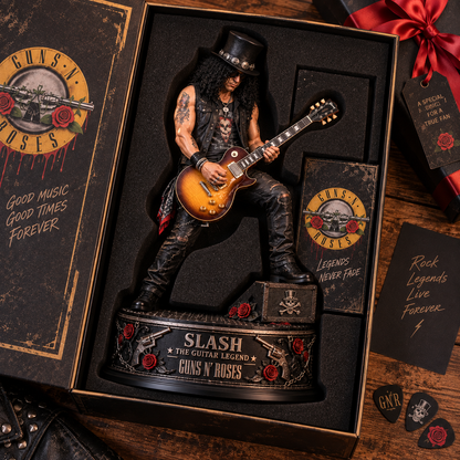Slash The Guitar Legend – Guns N’ Roses Collectible Acrylic Plaque Table Decor