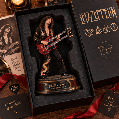 Jimmy Page Led Zeppelin – Collectible Acrylic Plaque Table Decor