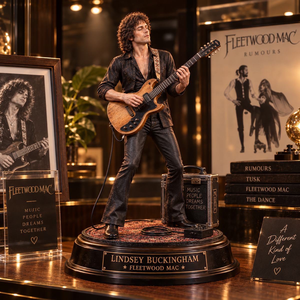 Lindsey Buckingham Fleetwood Mac – Collectible Acrylic Plaque Table Decor