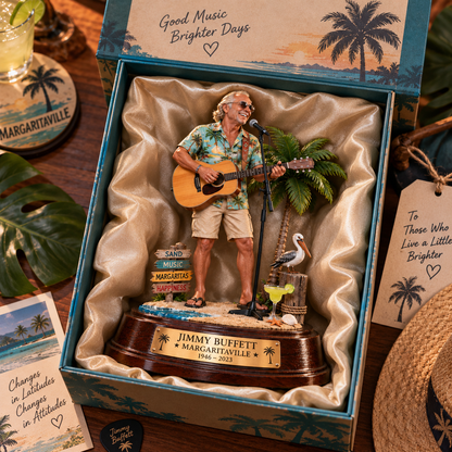 Jimmy Buffett Margaritaville – Collectible Acrylic Plaque Table Decor