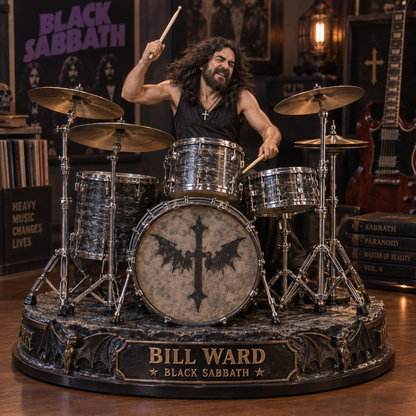 Bill Ward Black Sabbath – Collectible Acrylic Plaque Table Decor