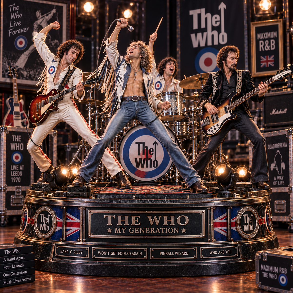 The Who My Generation – Rock Band Legends – Collectible Acrylic Plaque Table Decor