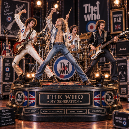 The Who My Generation – Rock Band Legends – Collectible Acrylic Plaque Table Decor