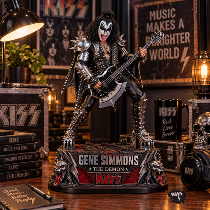 Gene Simmons The Demon – Collectible Acrylic Plaque Table Decor