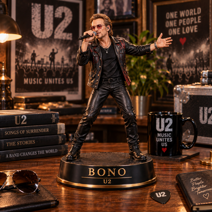 Bono – U2 Collectible Acrylic Plaque Table Decor