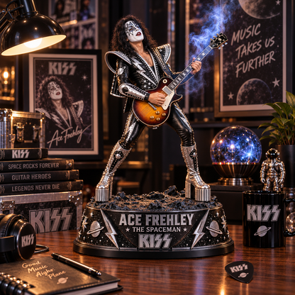Ace Frehley The Spaceman – Collectible Acrylic Plaque Table Decor