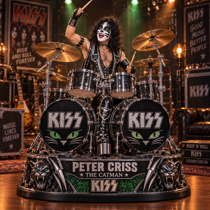 Peter Criss The Catman – Collectible Acrylic Plaque Table Decor