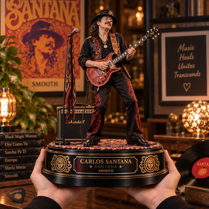 Carlos Santana Smooth – Santana Collectible Acrylic Plaque Table Decor