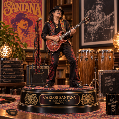 Carlos Santana Smooth – Santana Collectible Acrylic Plaque Table Decor