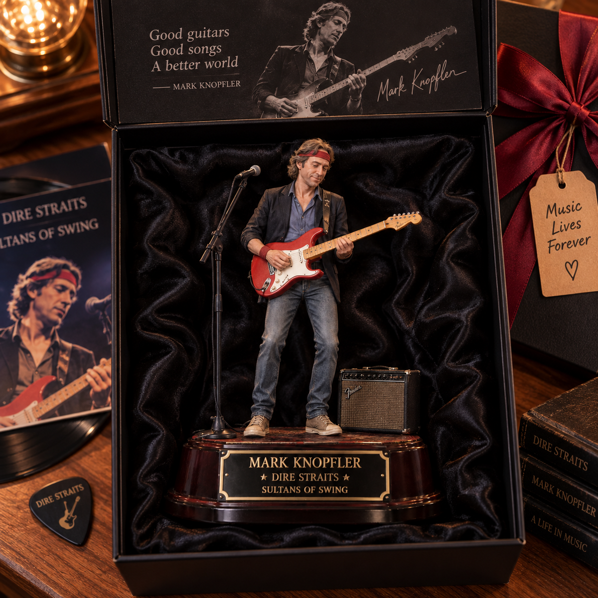 Mark Knopfler Sultans of Swing – Dire Straits Collectible Acrylic Plaque Table Decor