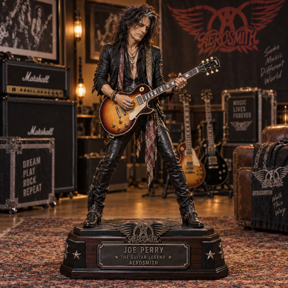 Joe Perry The Guitar Legend – Collectible Acrylic Plaque Table Decor