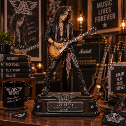 Joe Perry The Guitar Legend – Collectible Acrylic Plaque Table Decor