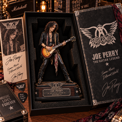 Joe Perry The Guitar Legend – Collectible Acrylic Plaque Table Decor