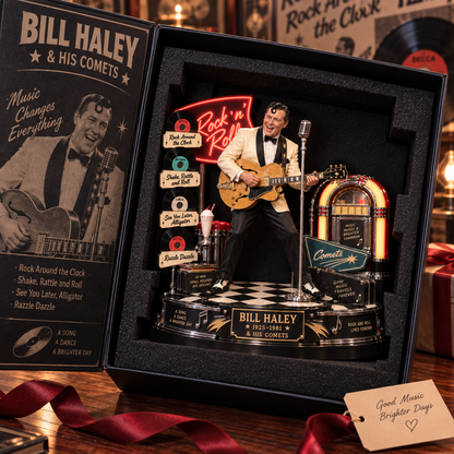 Bill Haley & His Comets – Rock Around The Clock – Collectible Acrylic Plaque Table Decor
