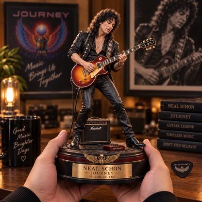 Neal Schon Guitar Legend – Journey Collectible Acrylic Plaque Table Decor