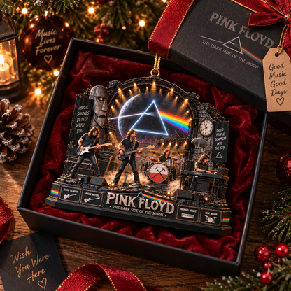 Pink Floyd The Dark Side of the Moon – Rock Legends – Christmas Ornament
