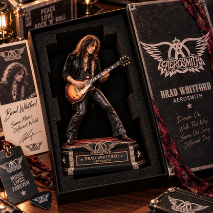 Brad Whitford Aerosmith Guitarist – Collectible Acrylic Plaque Table Decor