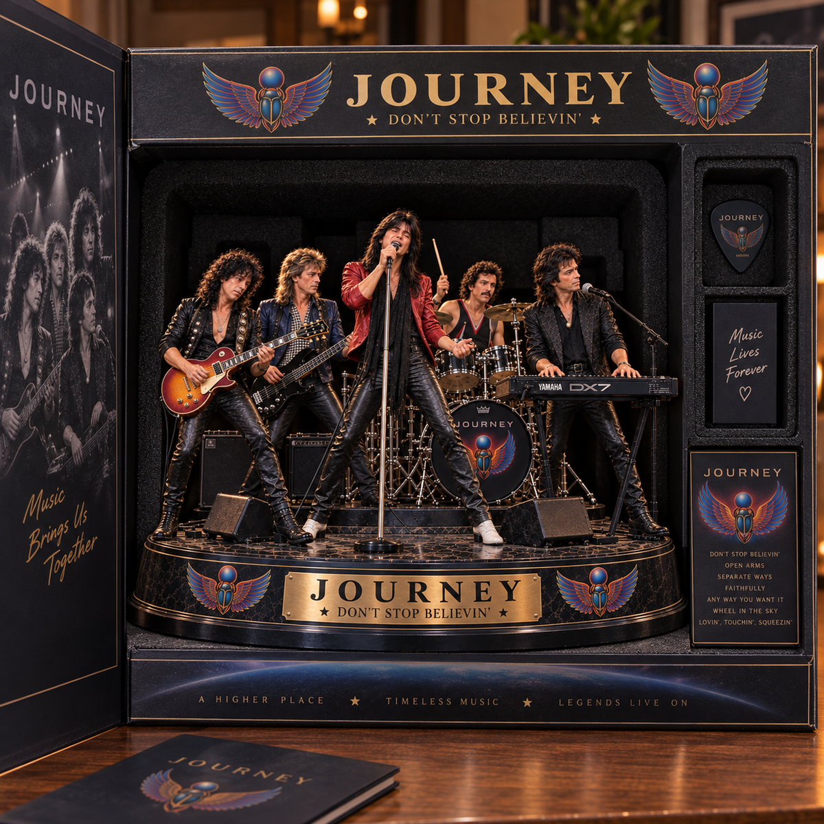 Journey Don’t Stop Believin’ – Rock Band Collectible Acrylic Plaque Table Decor