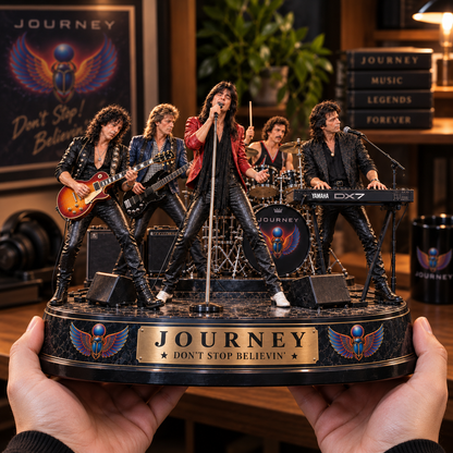 Journey Don’t Stop Believin’ – Rock Band Collectible Acrylic Plaque Table Decor