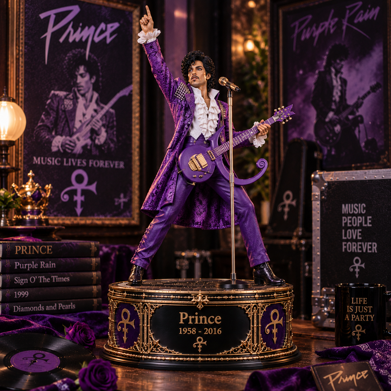 Prince Purple Rain Legend – Collectible Acrylic Plaque