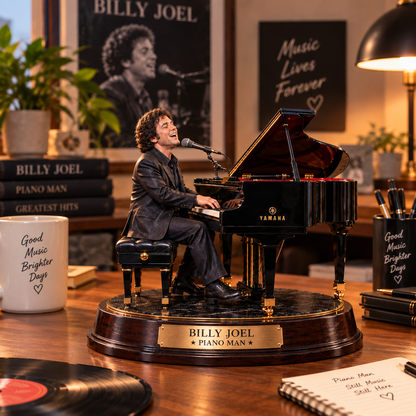 Billy Joel Piano Man – Collectible Acrylic Plaque Table Decor