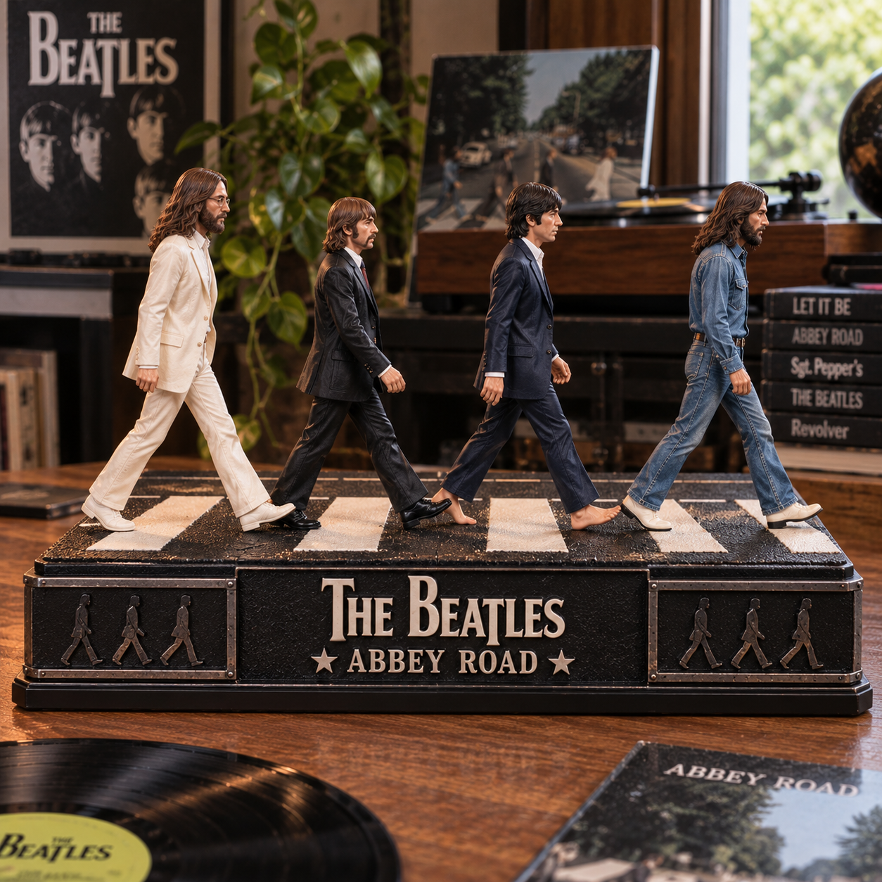 The Beatles Abbey Road – Collectible Acrylic Plaque Table Decor