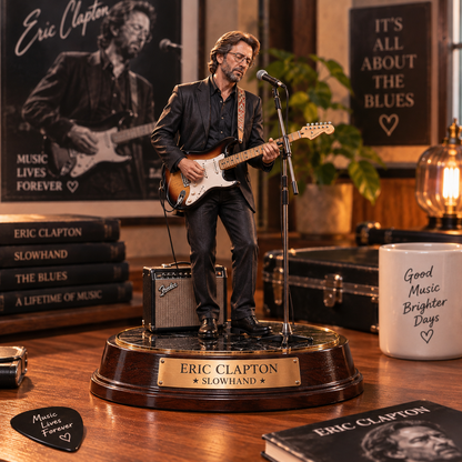 Eric Clapton Slowhand – Collectible Acrylic Plaque Table Decor