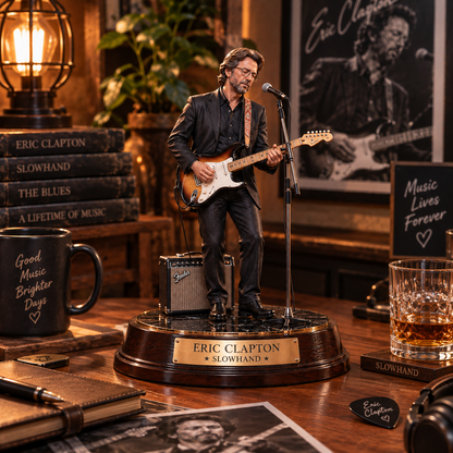 Eric Clapton Slowhand – Collectible Acrylic Plaque Table Decor