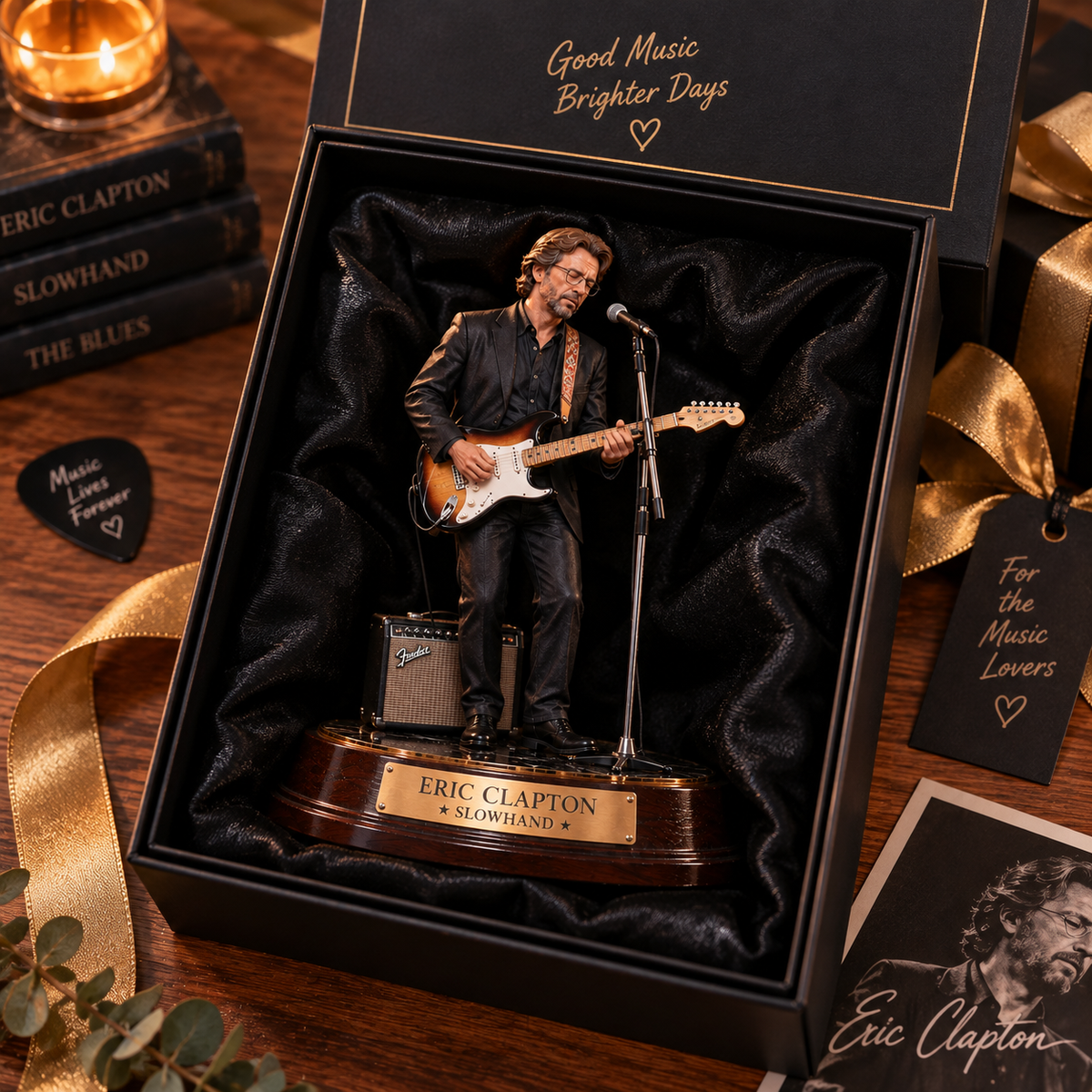 Eric Clapton Slowhand – Collectible Acrylic Plaque Table Decor