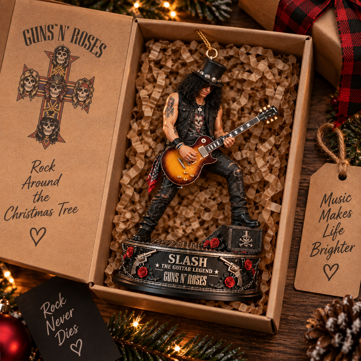 Slash The Guitar Legend – Guns N’ Roses Collectible Acrylic Ornament