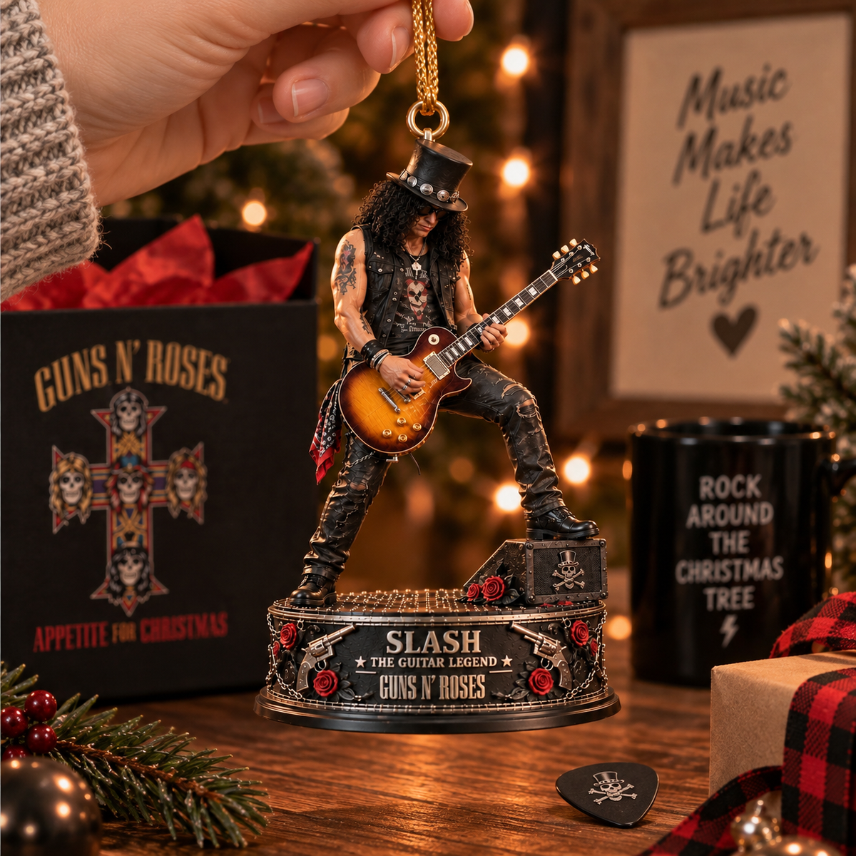 Slash The Guitar Legend – Guns N’ Roses Collectible Acrylic Ornament
