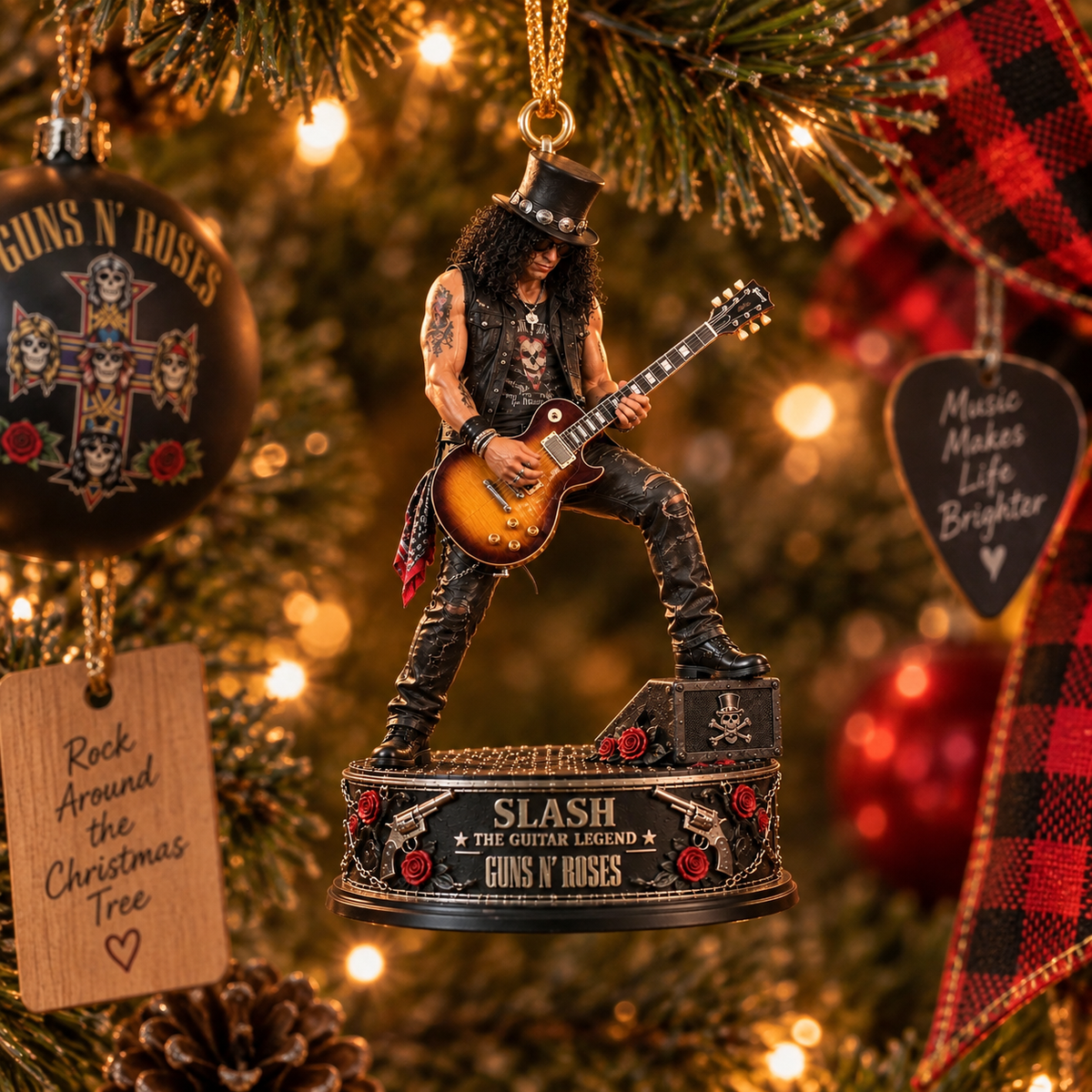 Slash The Guitar Legend – Guns N’ Roses Collectible Acrylic Ornament