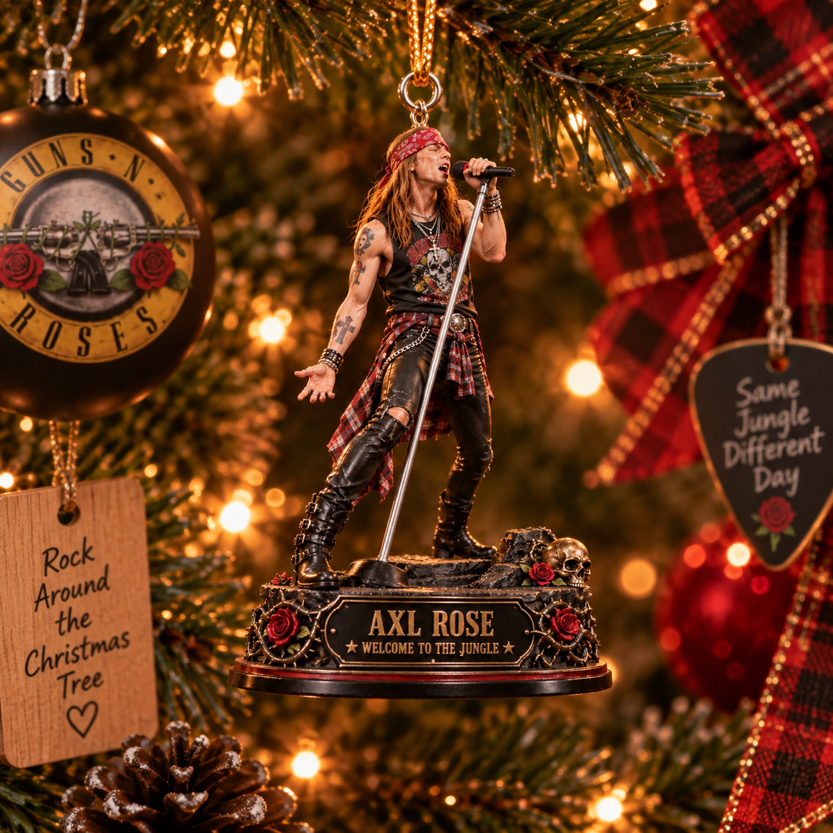 Axl Rose Welcome to the Jungle – Guns N’ Roses Collectible Acrylic Ornament