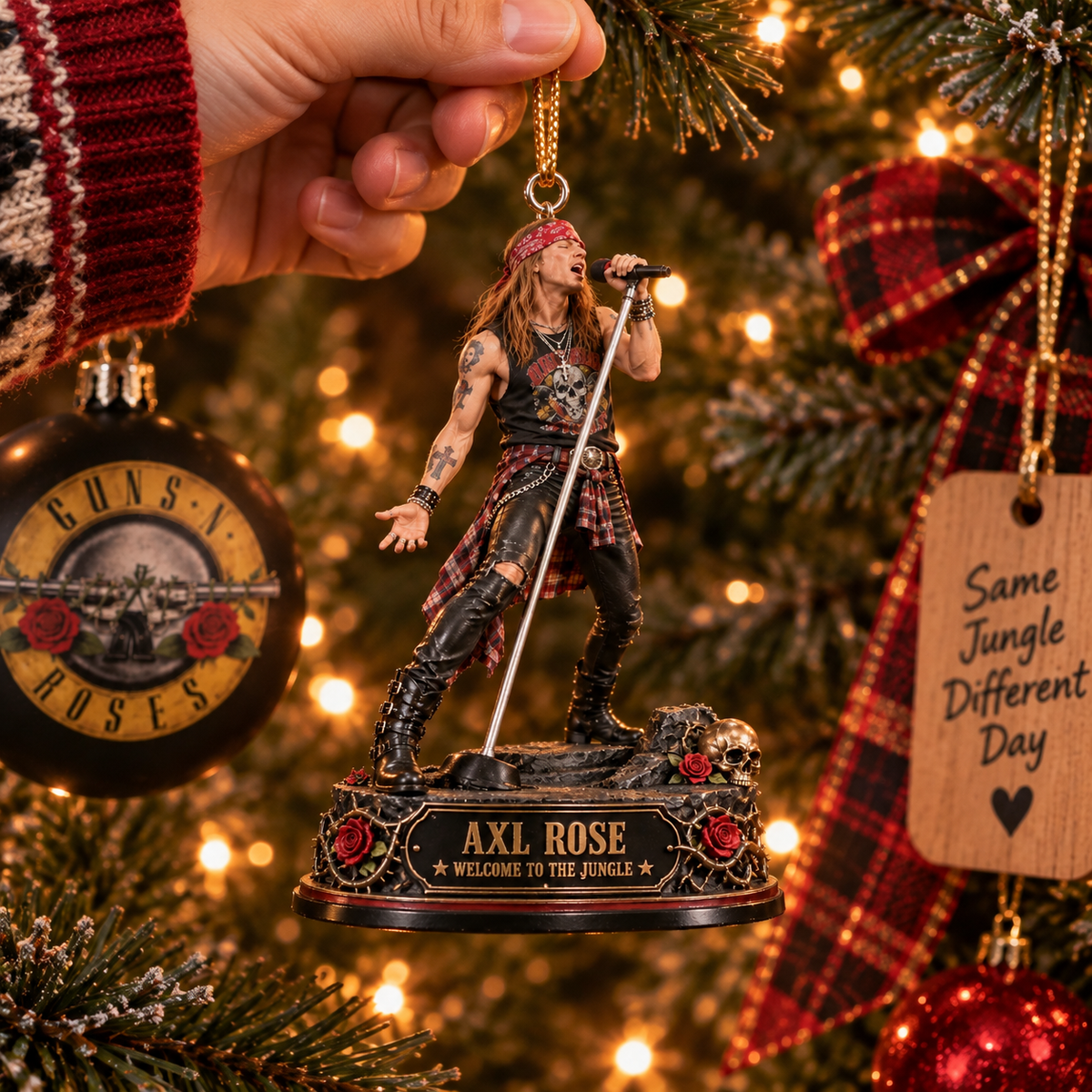 Axl Rose Welcome to the Jungle – Guns N’ Roses Collectible Acrylic Ornament