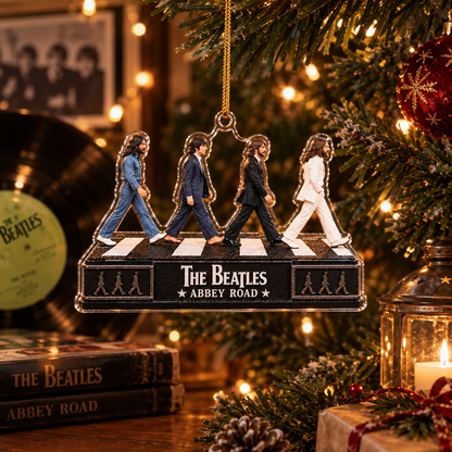 The Beatles Abbey Road Collectible Christmas Ornament – Classic Rock Music Legend Gift for Fans