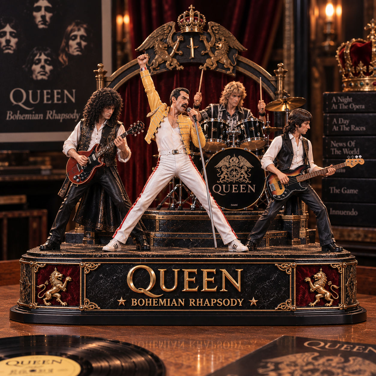Queen Bohemian Rhapsody – Collectible Acrylic Plaque Table Decor