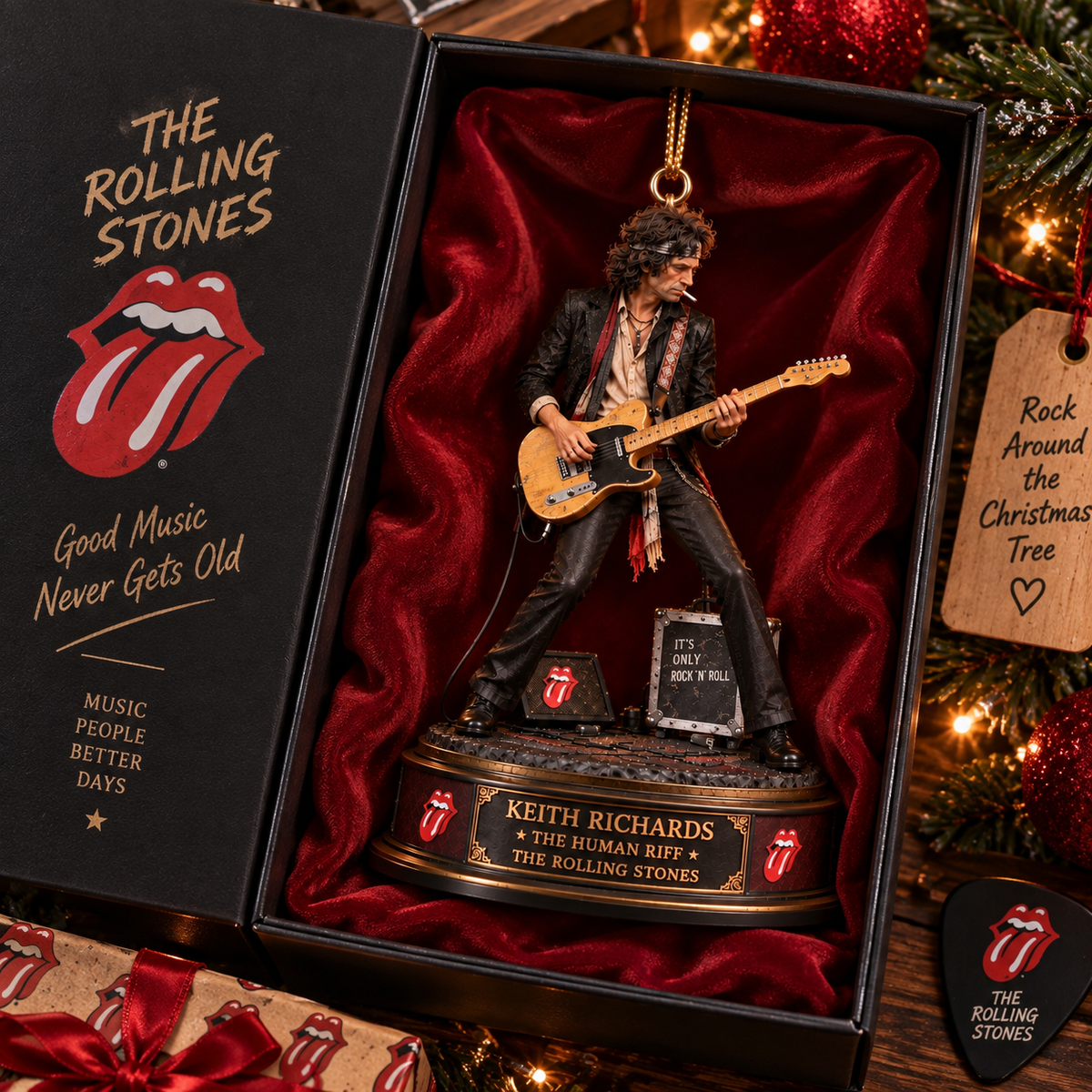 Keith Richards The Human Riff – The Rolling Stones Collectible Acrylic Ornament