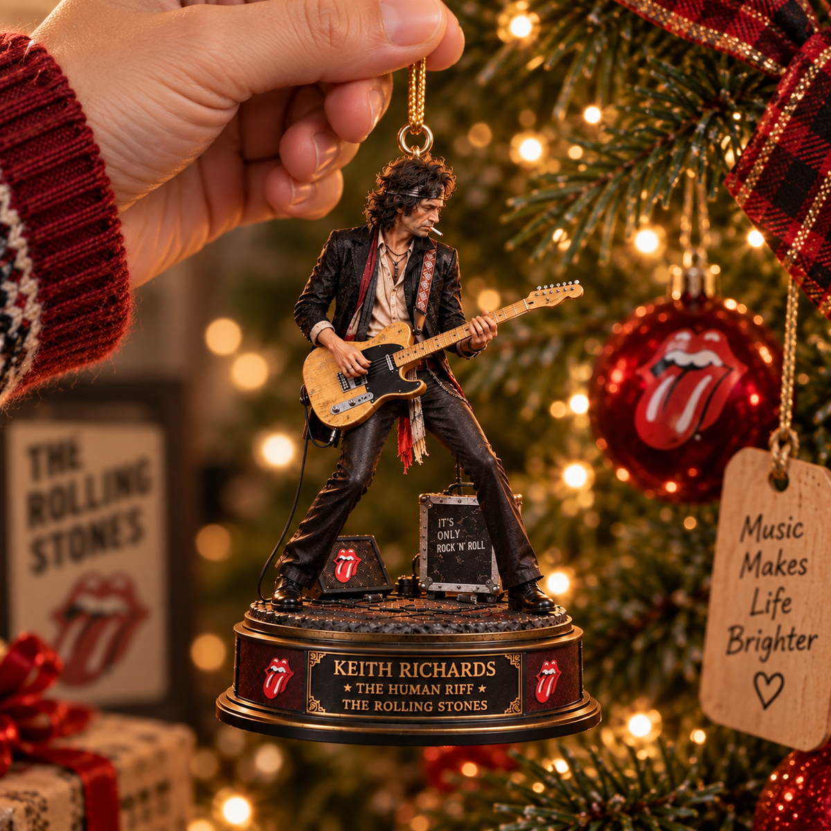 Keith Richards The Human Riff – The Rolling Stones Collectible Acrylic Ornament