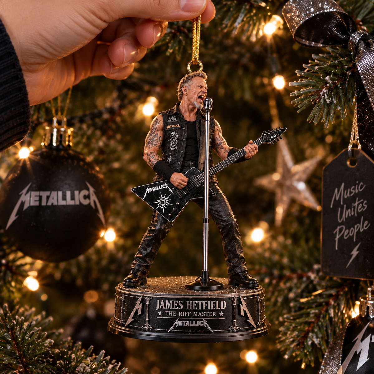 James Hetfield The Riff Master – Metallica Collectible Acrylic Ornament