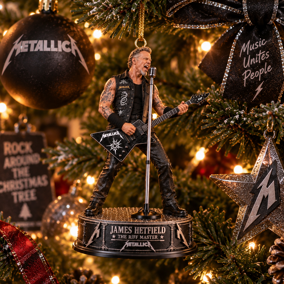 James Hetfield The Riff Master – Metallica Collectible Acrylic Ornament