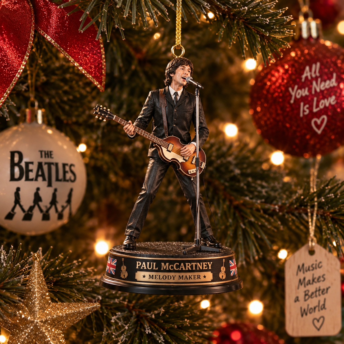 Paul McCartney Melody Maker – The Beatles Collectible Acrylic Ornament