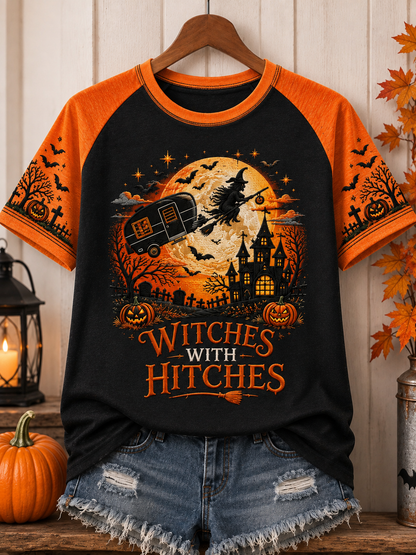 Witches With Hitches – Halloween & Fall Camping Shirt