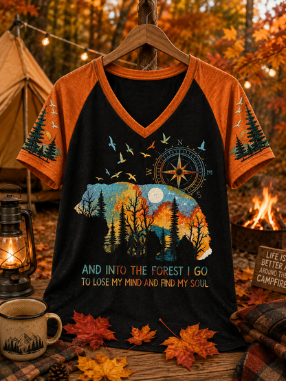 Into The Forest I Go – Fall Outdoor Adventure Shirt