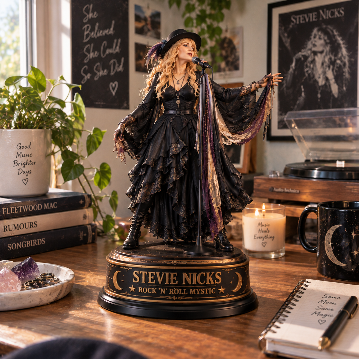 Stevie Nicks Rock ’N’ Roll Mystic – Collectible Acrylic Plaque