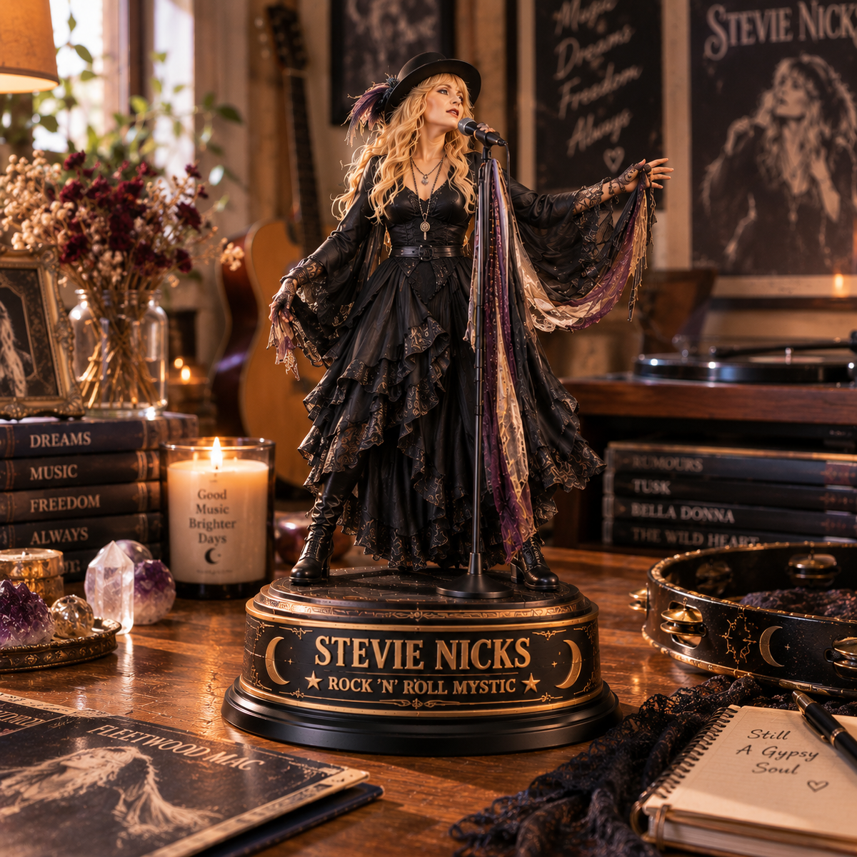 Stevie Nicks Rock ’N’ Roll Mystic – Collectible Acrylic Plaque