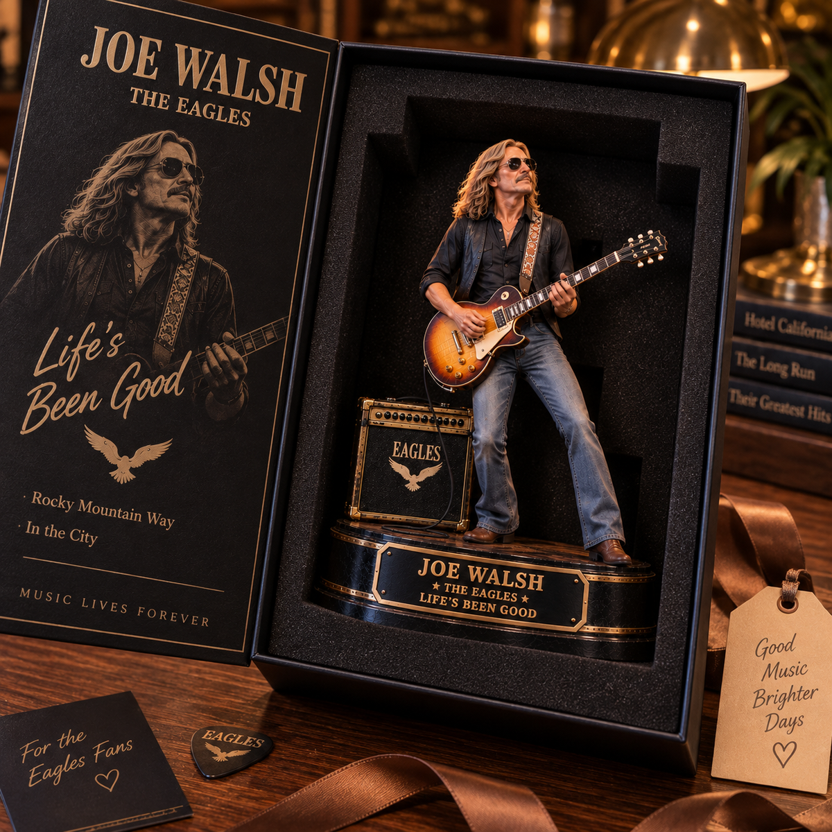 Joe Walsh Life’s Been Good – Eagles Collectible Acrylic Plaque Table Decor