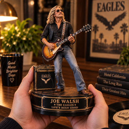 Joe Walsh Life’s Been Good – Eagles Collectible Acrylic Plaque Table Decor