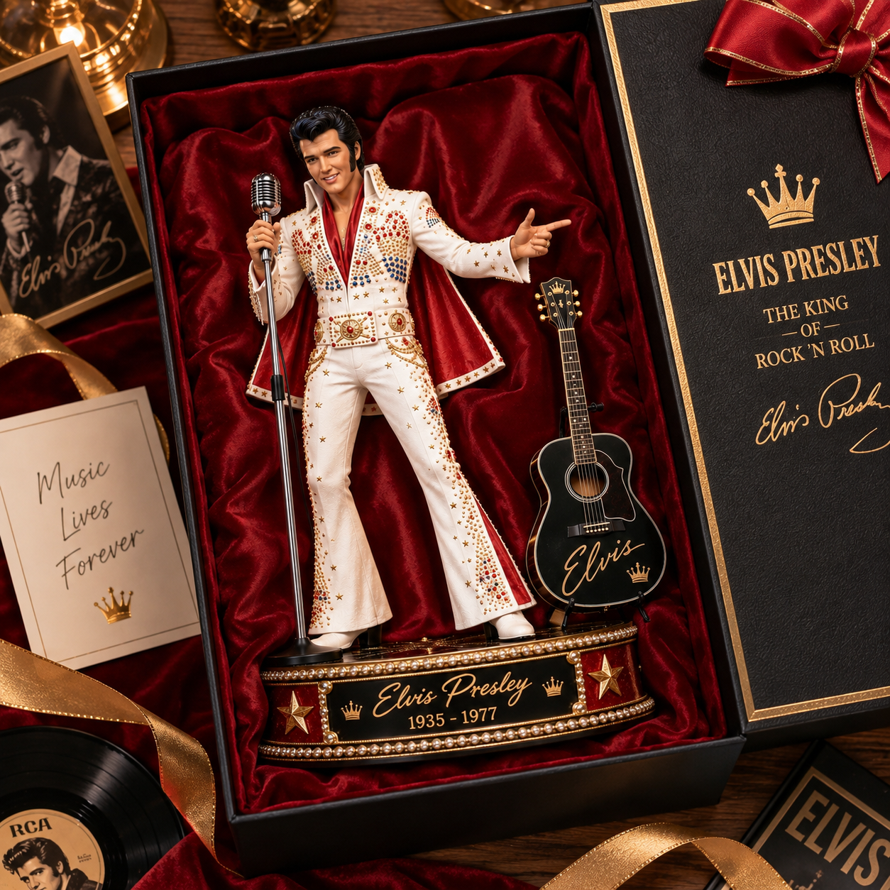 Elvis Presley Rock ’n’ Roll Legend – Collectible Acrylic Plaque