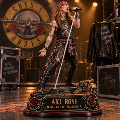 Axl Rose Welcome to the Jungle – Collectible Acrylic Plaque Table Decor