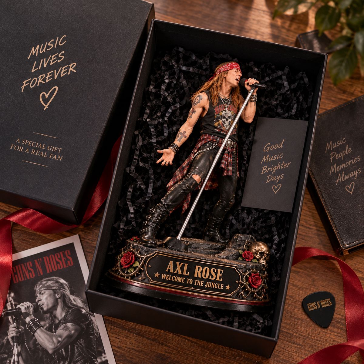 Axl Rose Welcome to the Jungle – Collectible Acrylic Plaque Table Decor